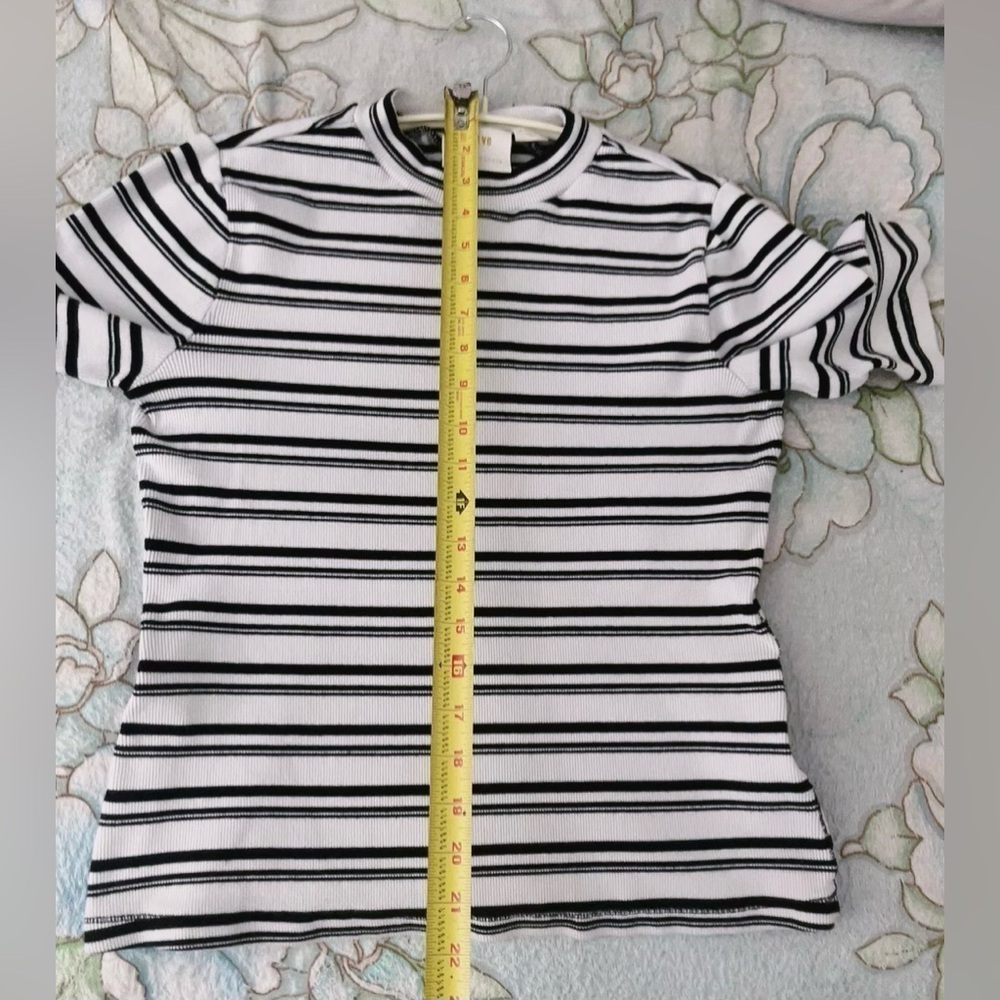 MAEVE ANTHROPOLOGIE MOCK NECK RIBBED BLOUSE TOP XS - Picture 12 of 14